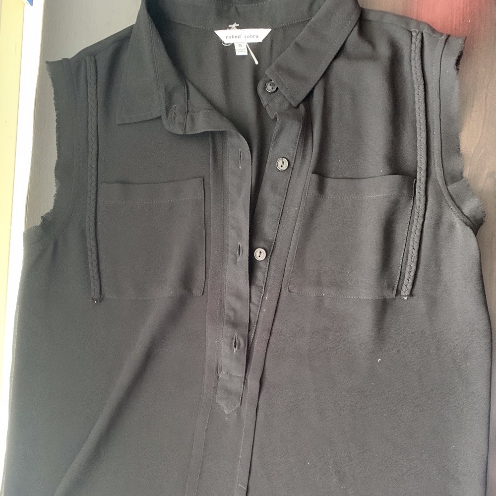 Black Sheer Top